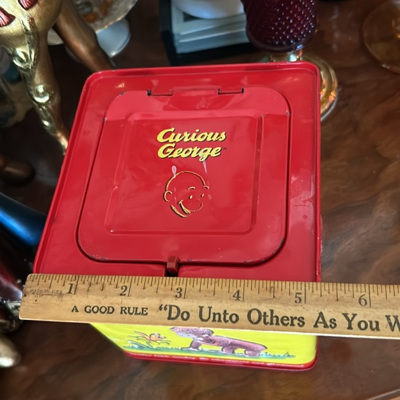 Vintage Curious George Jack In The Box Tin Musical - Picture 11 of 11